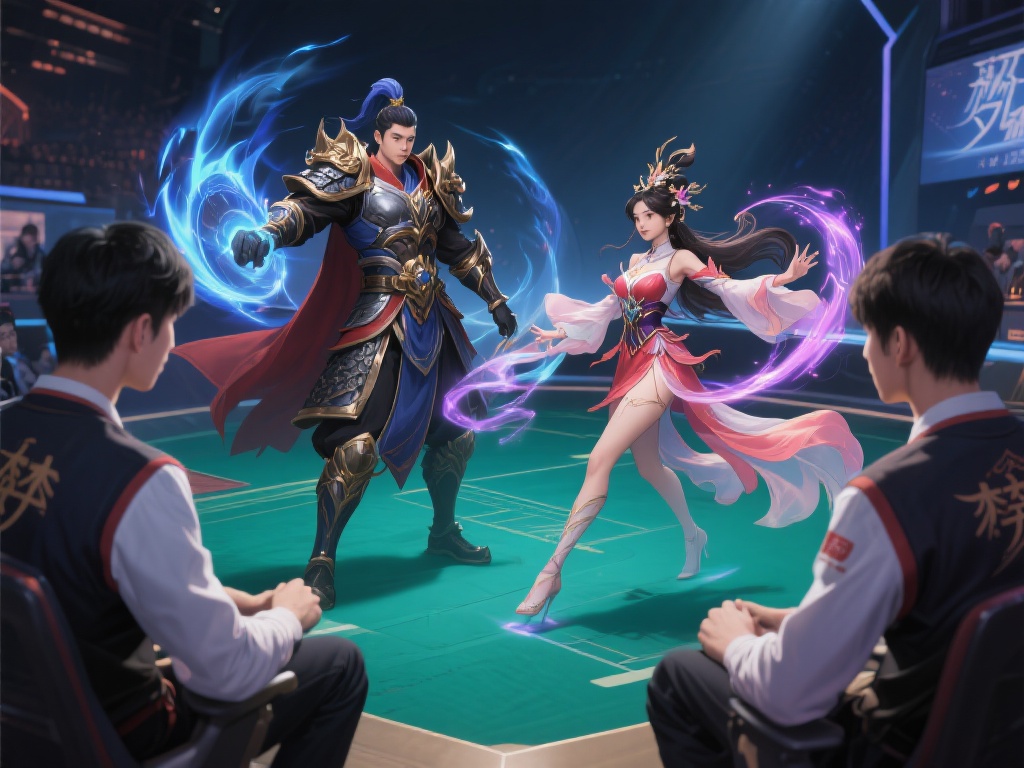 比赛伊始，双方都在进行谨慎的试探。梓墨的